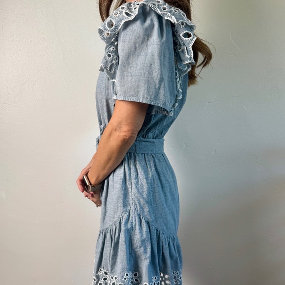 Joie XXS light blue cutout dress - Picture 2 of 3